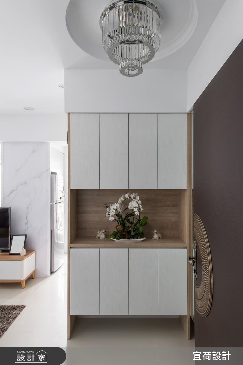 15坪新成屋(5年以下)＿簡約風玄關案例圖片＿宜荷設計＿宜荷_日光有約之1