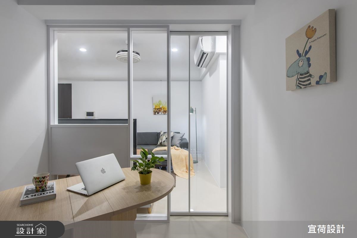 15坪新成屋(5年以下)＿簡約風工作區案例圖片＿宜荷設計＿宜荷_日光有約之16