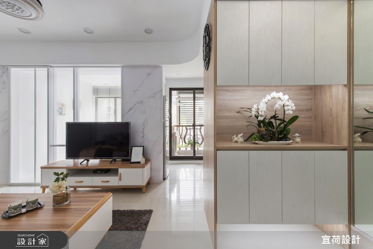 15坪新成屋(5年以下)＿簡約風客廳案例圖片＿宜荷設計＿宜荷_日光有約之4