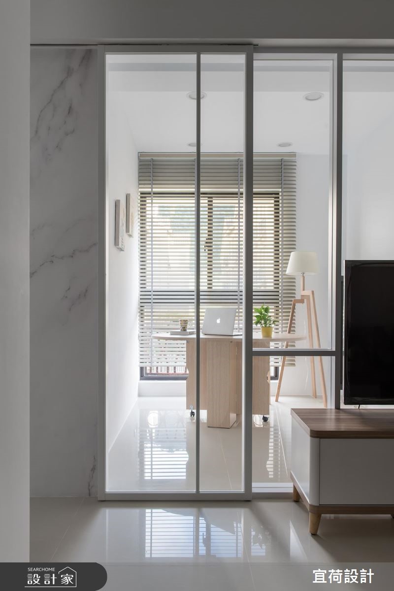 15坪新成屋(5年以下)＿簡約風工作區案例圖片＿宜荷設計＿宜荷_日光有約之14