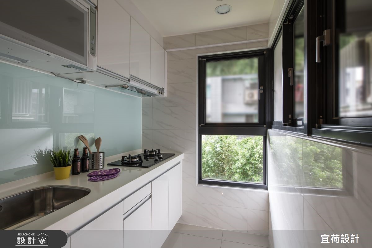 14坪新成屋(5年以下)＿簡約風廚房案例圖片＿宜荷設計＿宜荷_小幸福之12