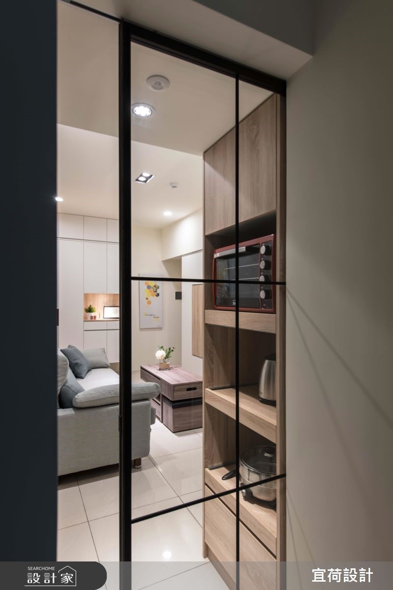 14坪新成屋(5年以下)＿簡約風客廳案例圖片＿宜荷設計＿宜荷_小幸福之11
