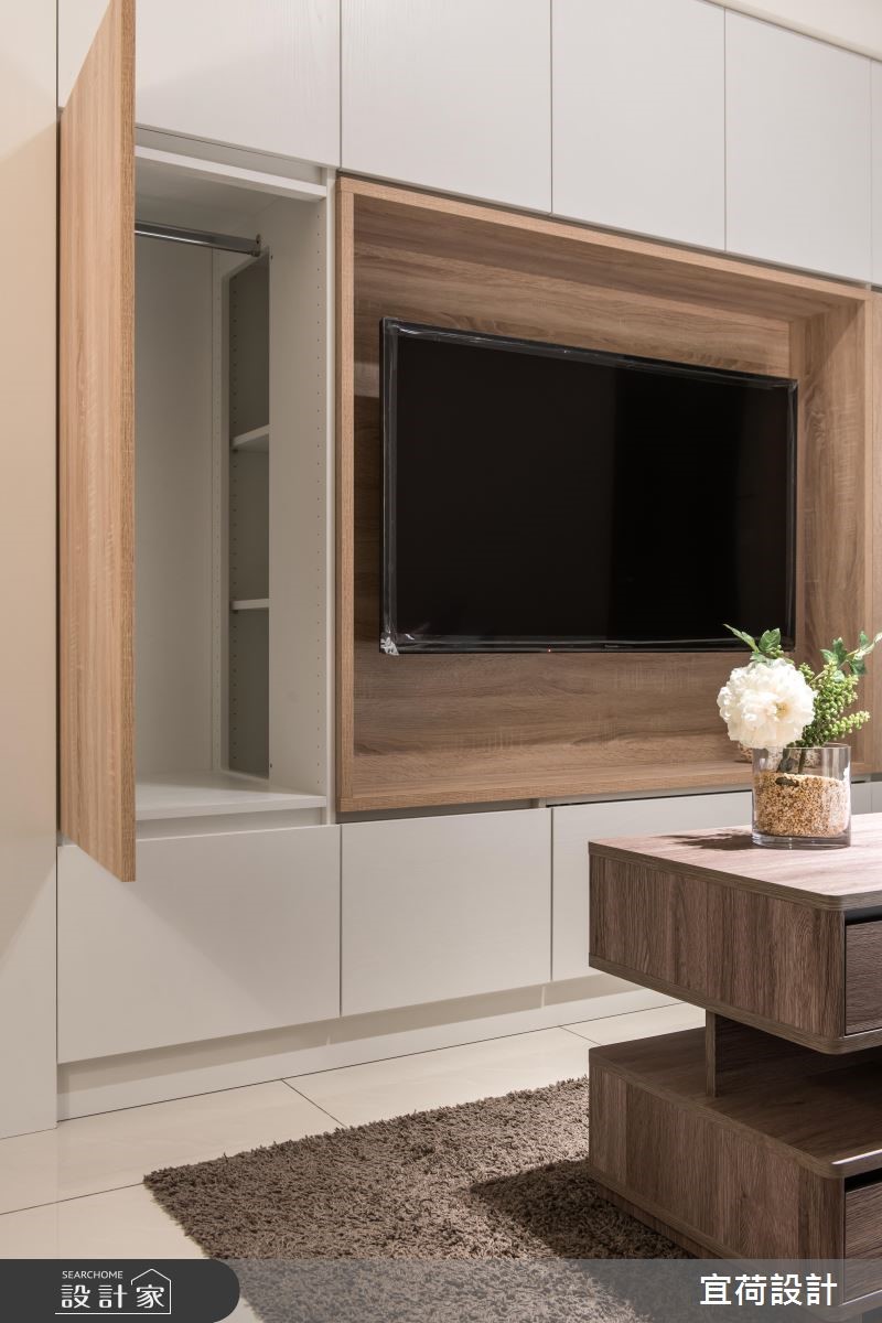 14坪新成屋(5年以下)＿簡約風客廳案例圖片＿宜荷設計＿宜荷_小幸福之5