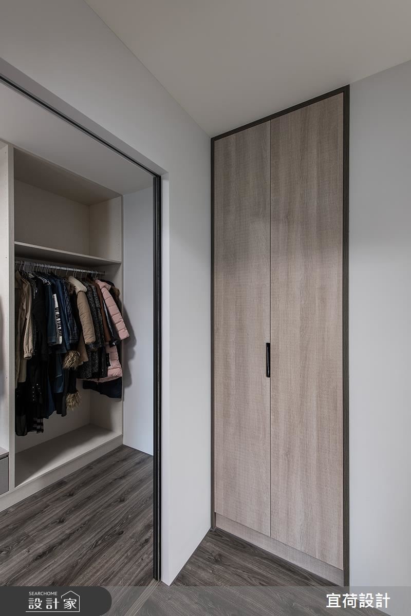 16坪老屋(16~30年)＿簡約風更衣間案例圖片＿宜荷設計＿宜荷_憩之22