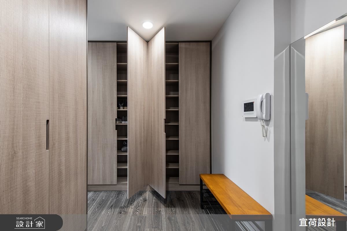 16坪老屋(16~30年)＿簡約風玄關案例圖片＿宜荷設計＿宜荷_憩之2