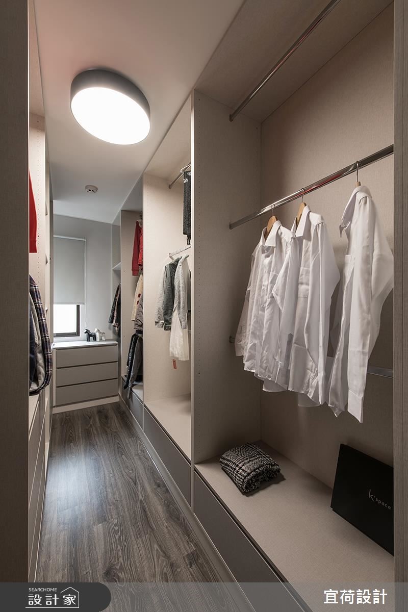 16坪老屋(16~30年)＿簡約風更衣間案例圖片＿宜荷設計＿宜荷_憩之20