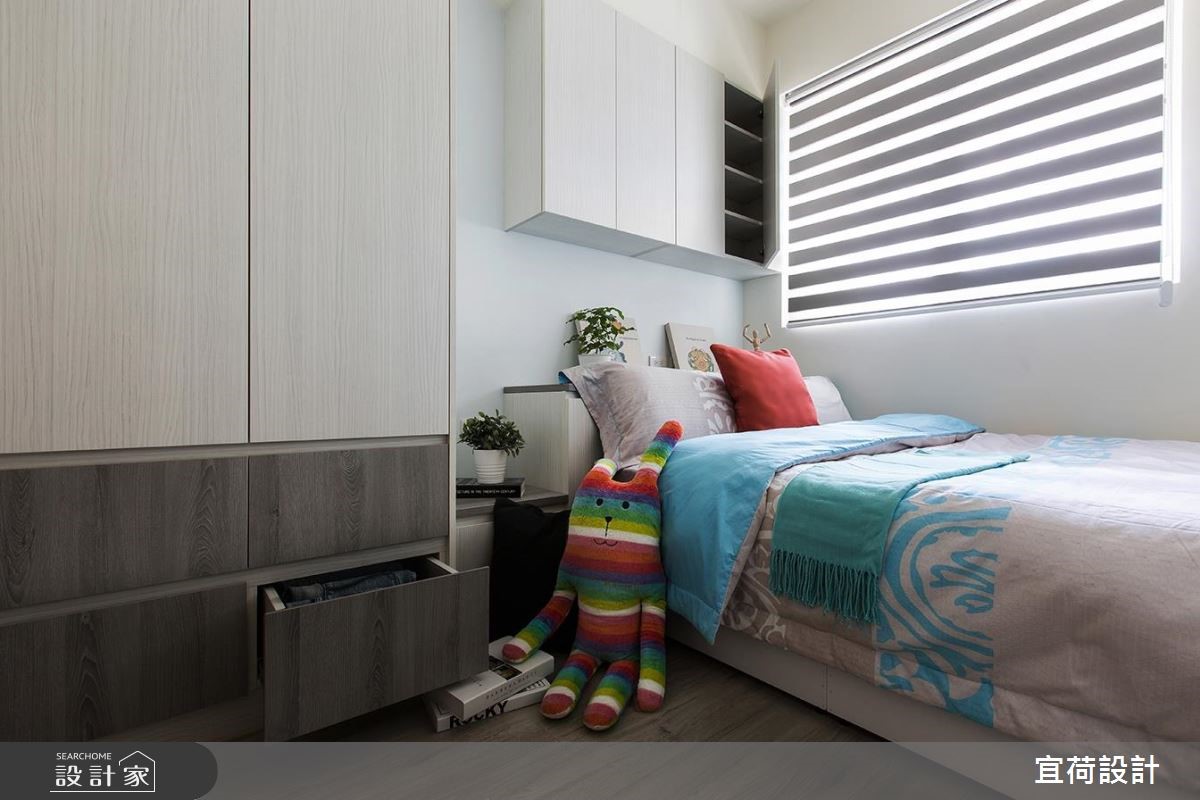 38坪新成屋(5年以下)＿休閒風臥室案例圖片＿宜荷設計＿宜荷_歲月靜好之21