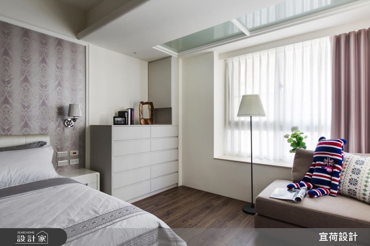 38坪新成屋(5年以下)＿休閒風臥室案例圖片＿宜荷設計＿宜荷_歲月靜好之15