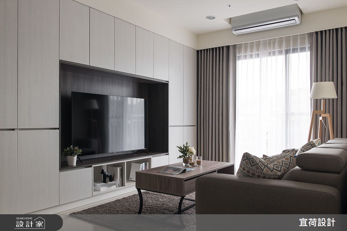 32坪預售屋＿現代風客廳案例圖片＿宜荷設計＿宜荷_漫調之6