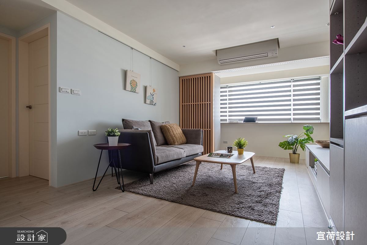 18坪老屋(16~30年)＿日式無印風客廳案例圖片＿宜荷設計＿宜荷_拾光之4
