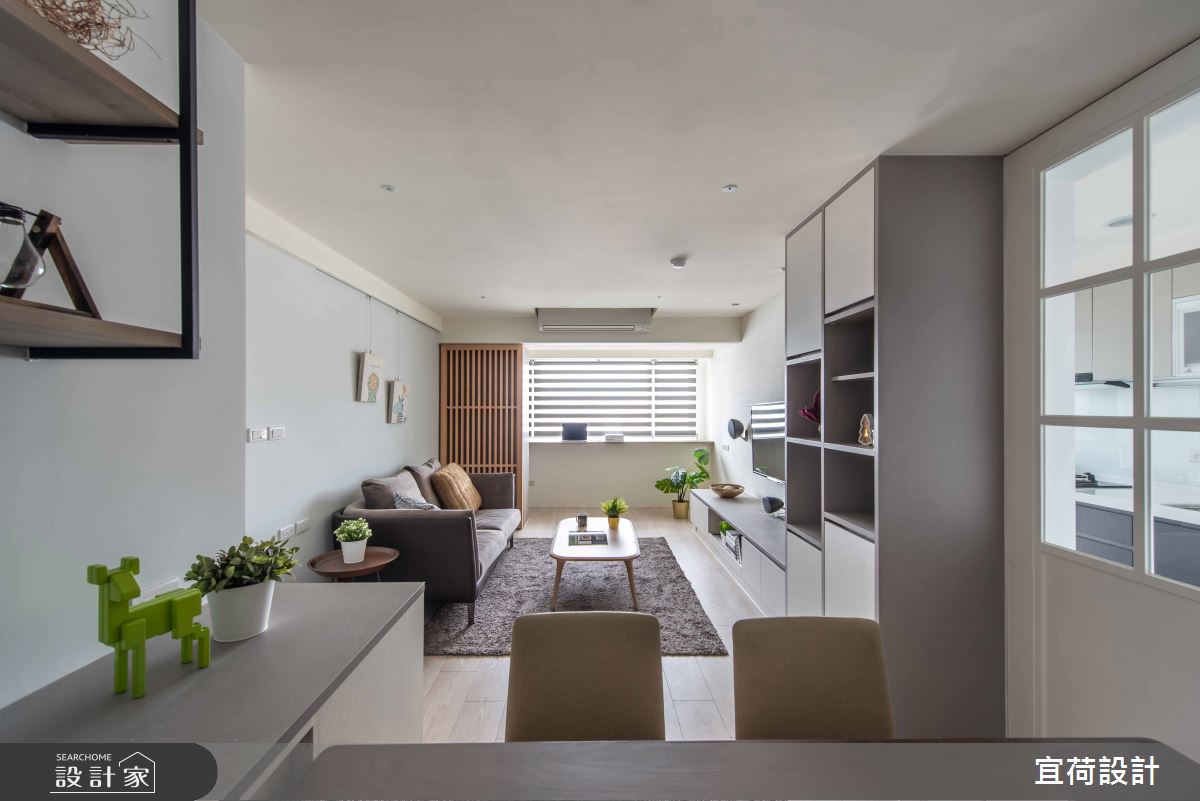 18坪老屋(16~30年)＿日式無印風客廳案例圖片＿宜荷設計＿宜荷_拾光之8
