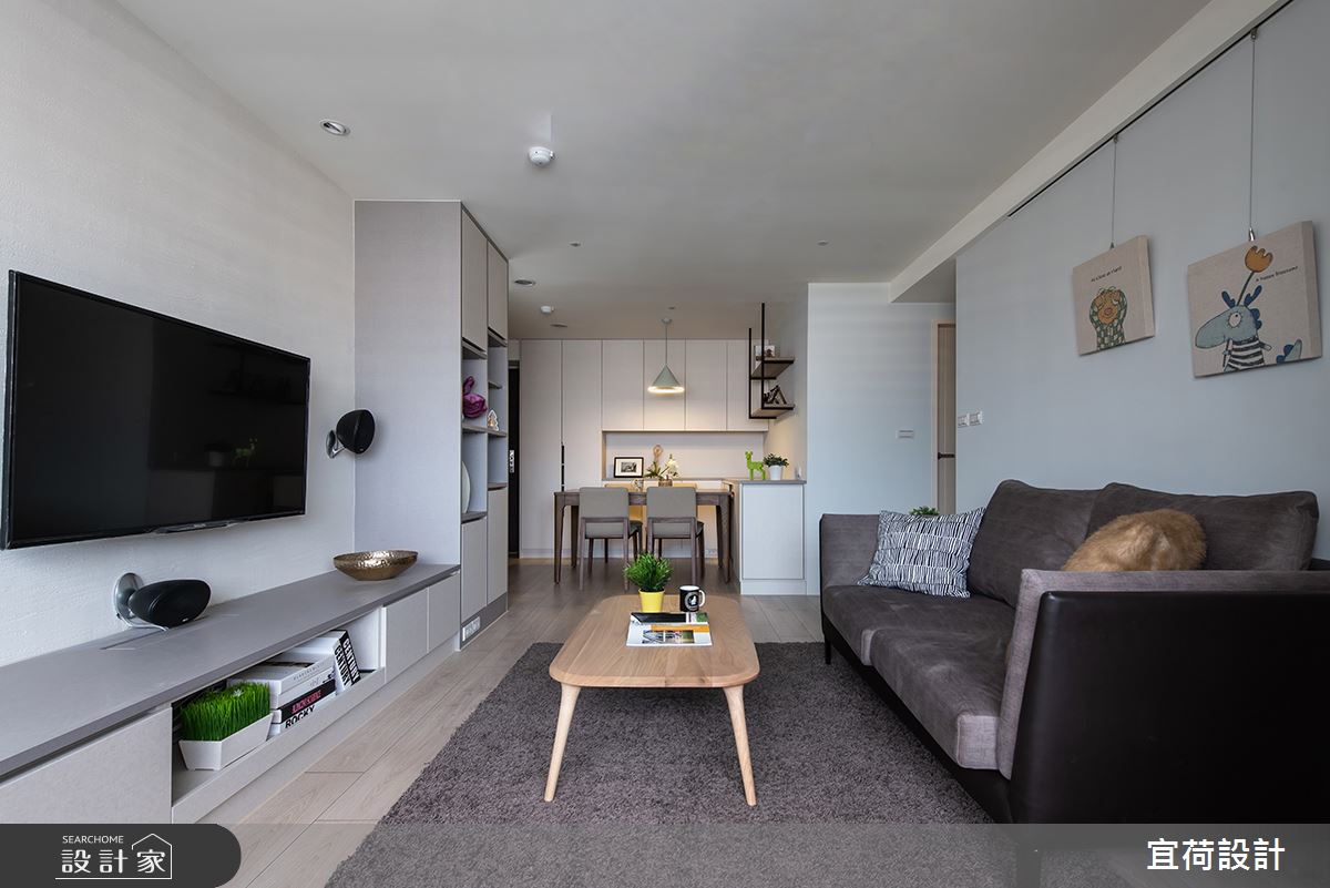 18坪老屋(16~30年)＿日式無印風客廳案例圖片＿宜荷設計＿宜荷_拾光之10
