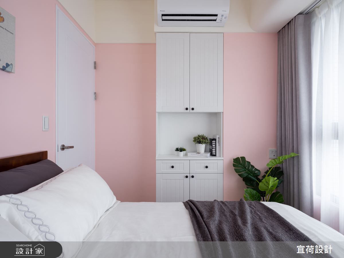 10坪新成屋(5年以下)＿北歐風臥室案例圖片＿宜荷設計＿宜荷_馬卡龍之16