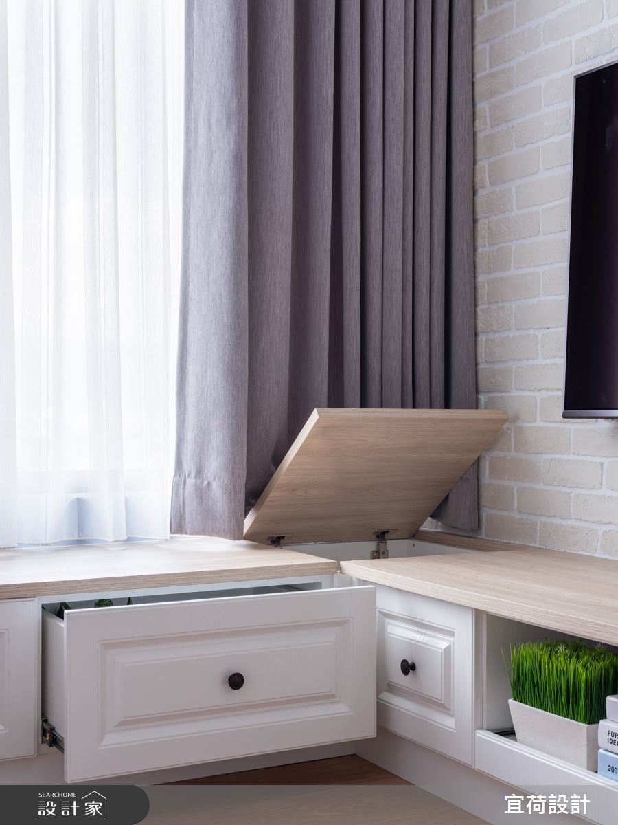 10坪新成屋(5年以下)＿北歐風客廳案例圖片＿宜荷設計＿宜荷_馬卡龍之9