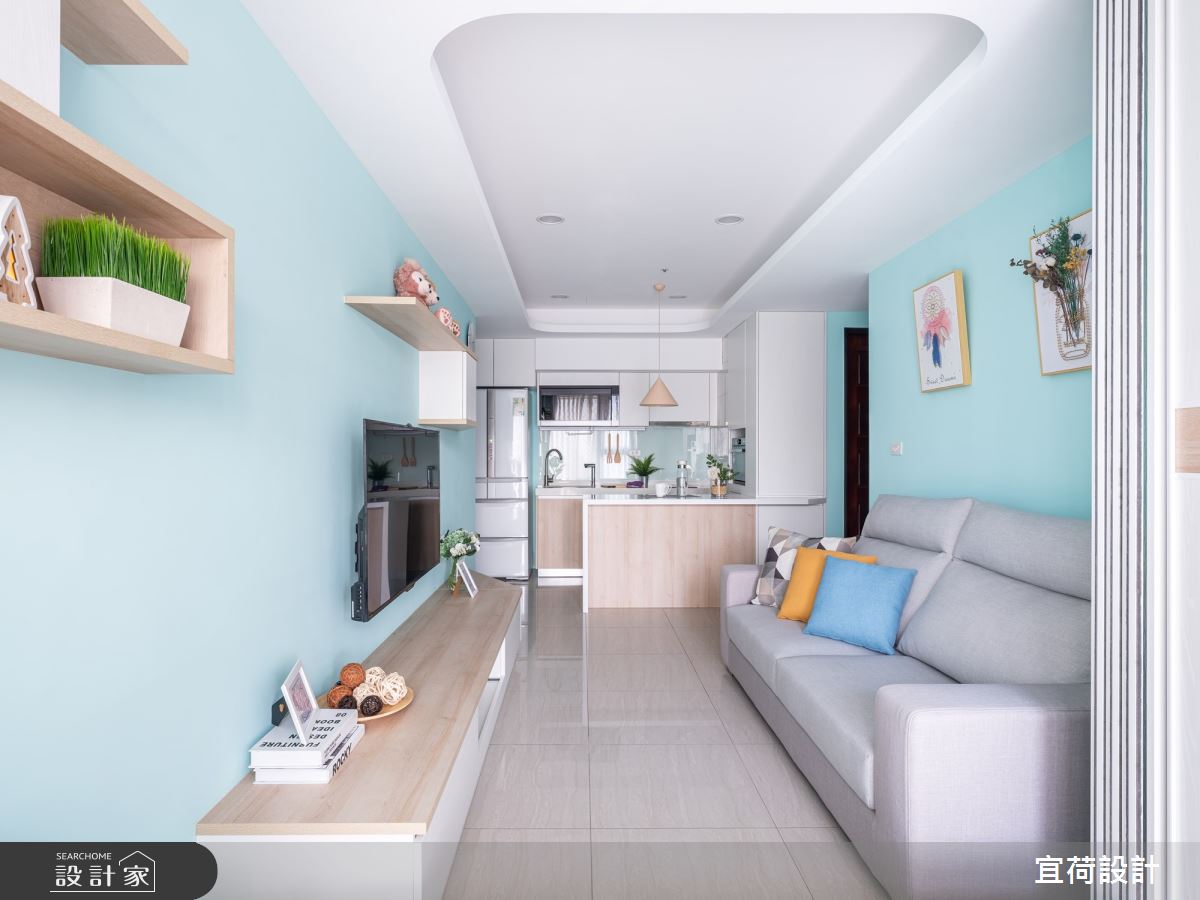 13坪新成屋(5年以下)＿北歐風案例圖片＿宜荷設計＿宜荷_夢遊仙境之1