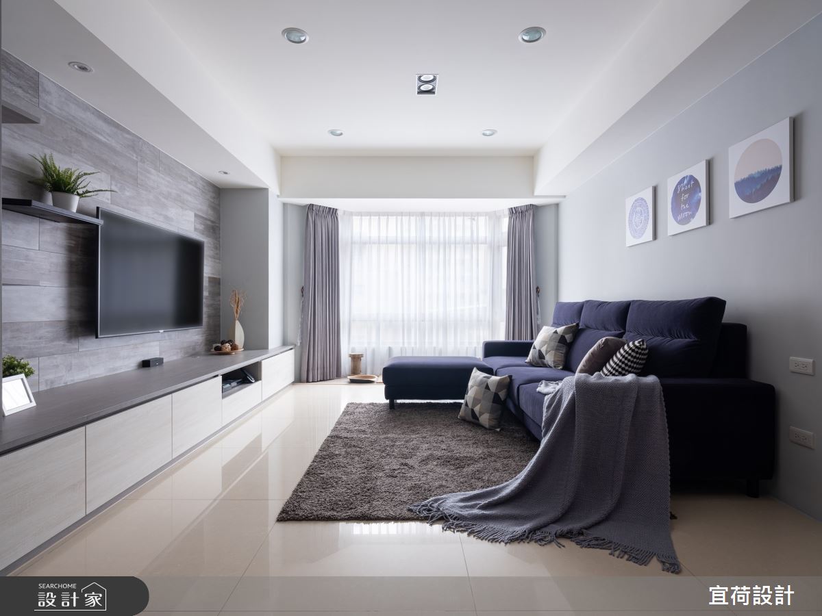 29坪老屋(16~30年)＿現代風客廳案例圖片＿宜荷設計＿宜荷_貓˙匿之3