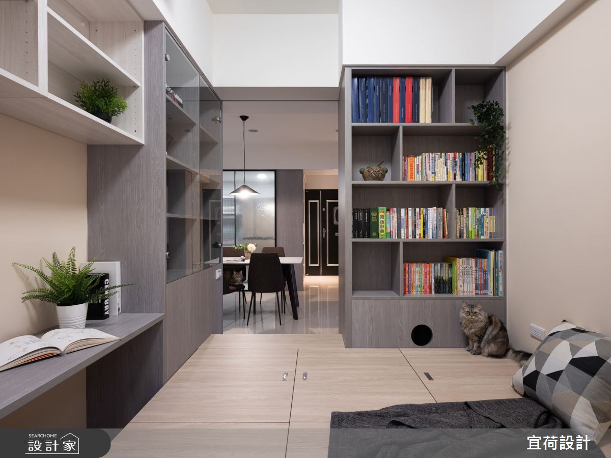 29坪老屋(16~30年)＿現代風和室寵物案例圖片＿宜荷設計＿宜荷_貓˙匿之16