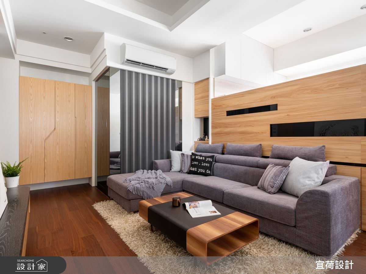 17坪中古屋(5~15年)＿現代風客廳案例圖片＿宜荷設計＿宜荷_歸屬之2