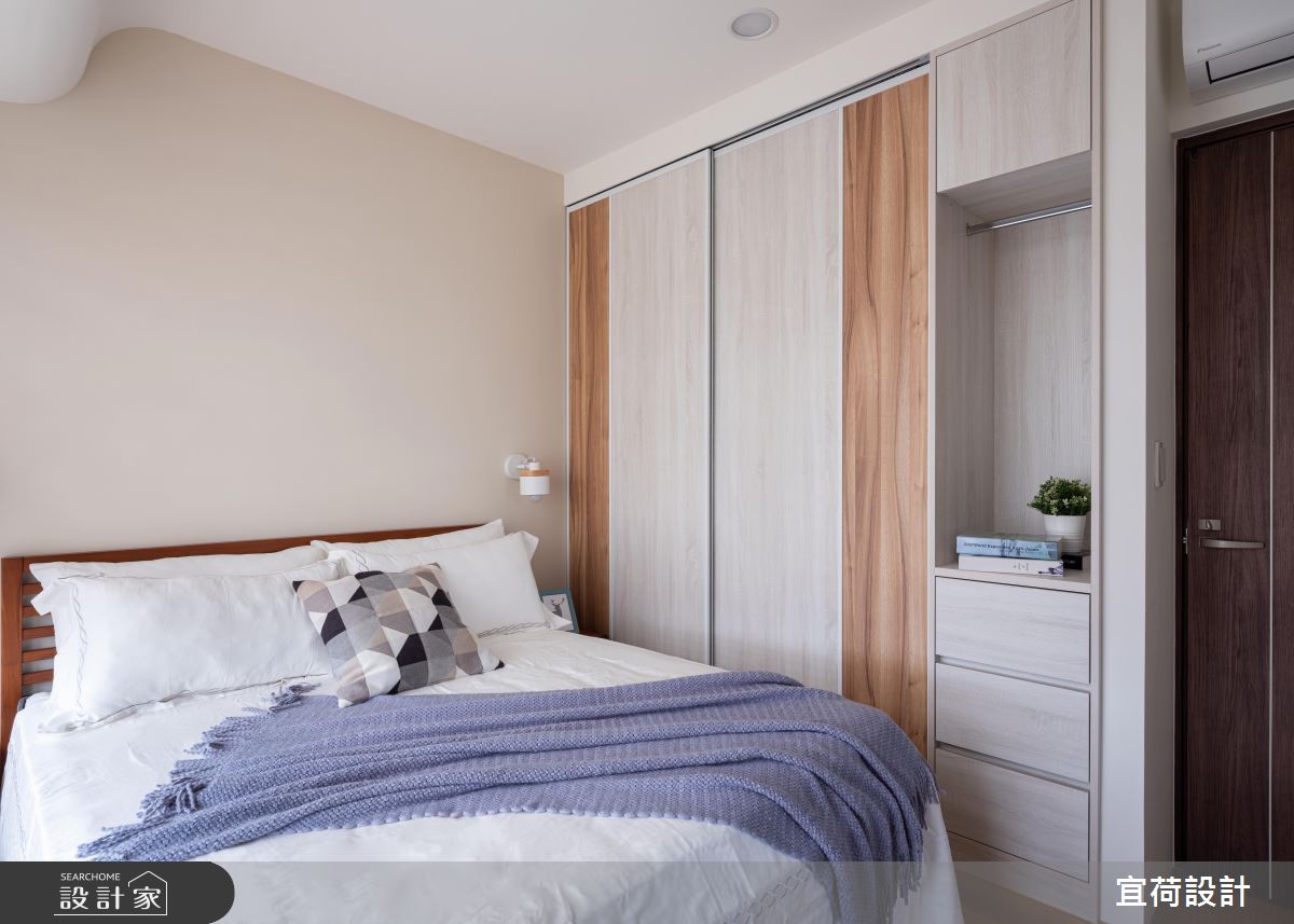 18坪新成屋(5年以下)＿北歐風臥室案例圖片＿宜荷設計＿宜荷_溫潤之12