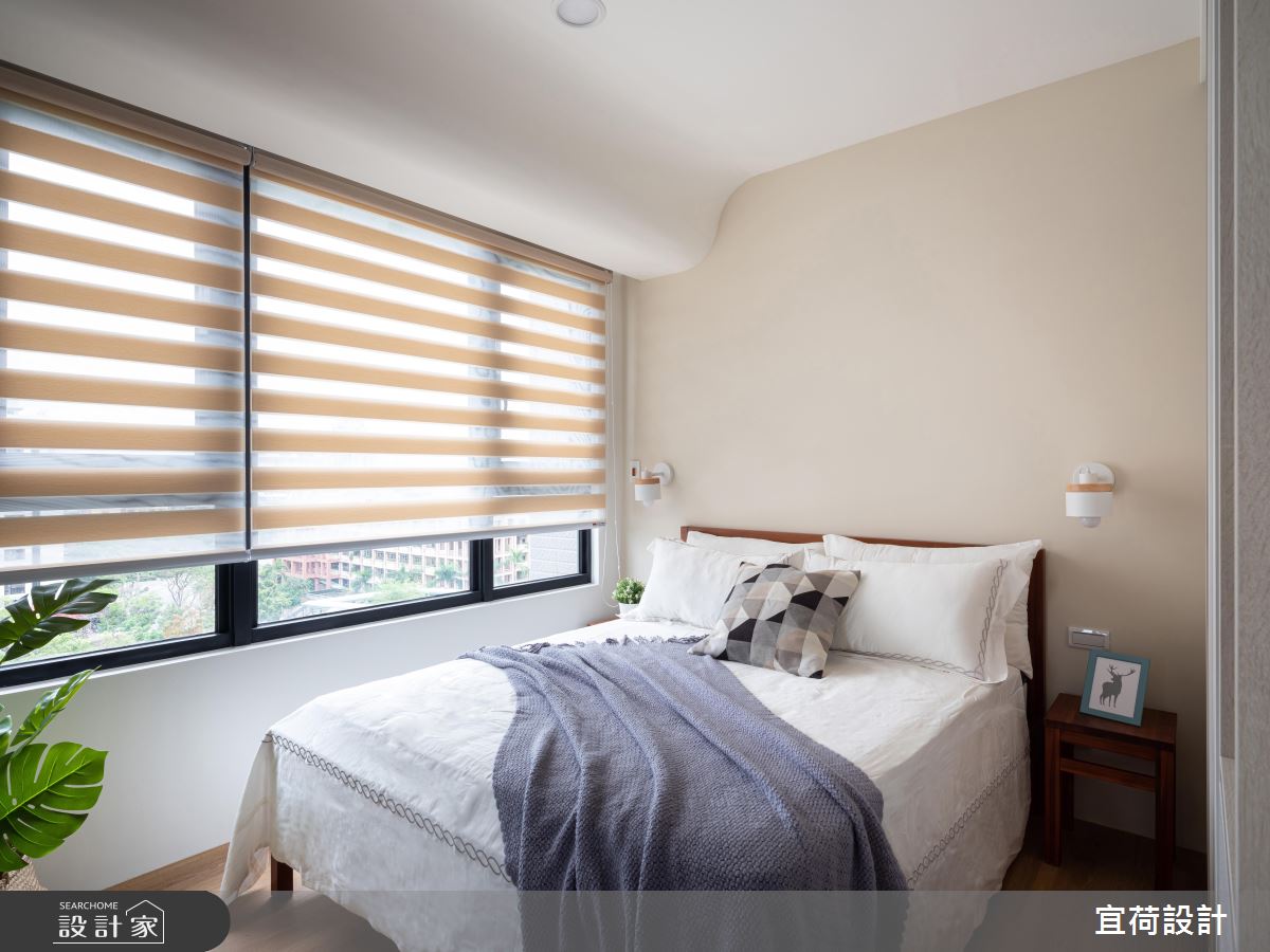 18坪新成屋(5年以下)＿北歐風臥室案例圖片＿宜荷設計＿宜荷_溫潤之13