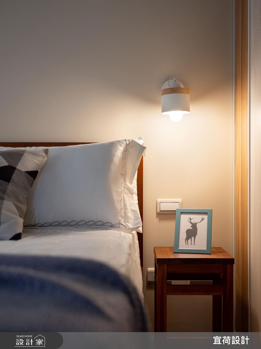 18坪新成屋(5年以下)＿北歐風臥室案例圖片＿宜荷設計＿宜荷_溫潤之14