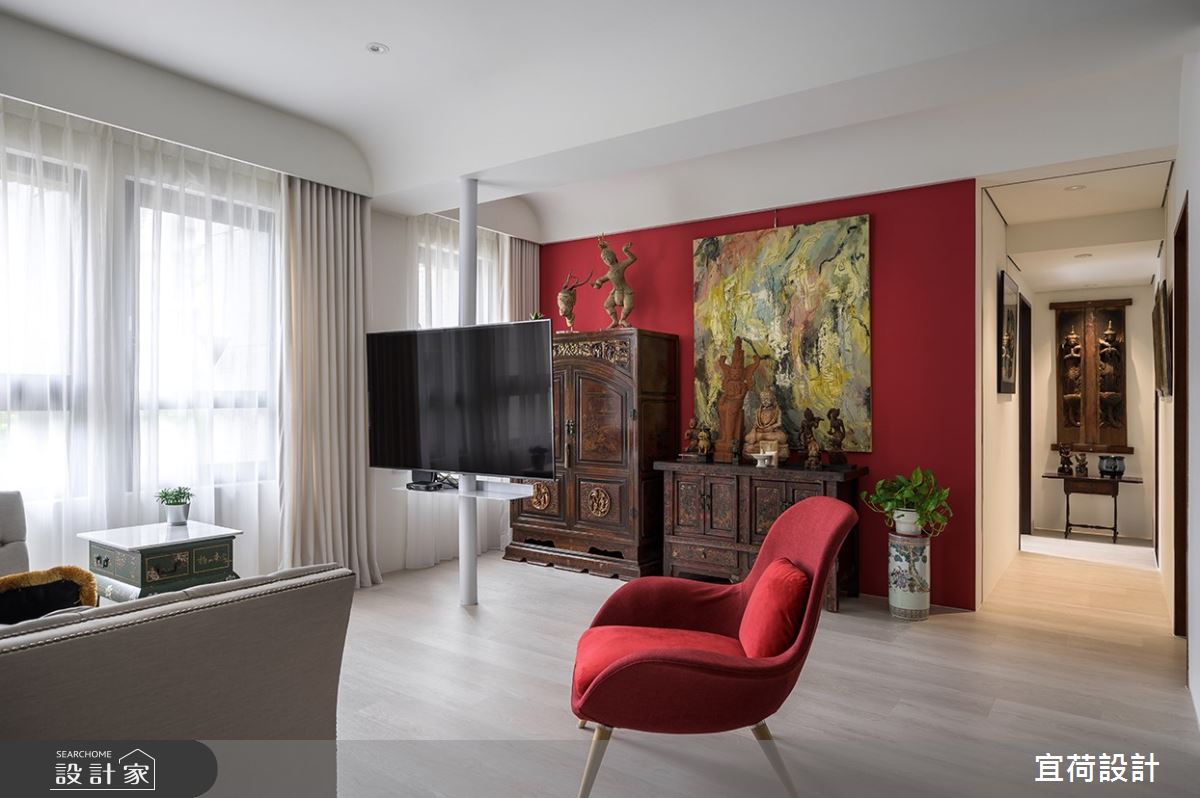 23坪新成屋(5年以下)＿混搭風客廳案例圖片＿宜荷設計＿宜荷_寶藏之3