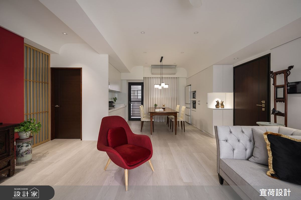 23坪新成屋(5年以下)＿混搭風客廳案例圖片＿宜荷設計＿宜荷_寶藏之7