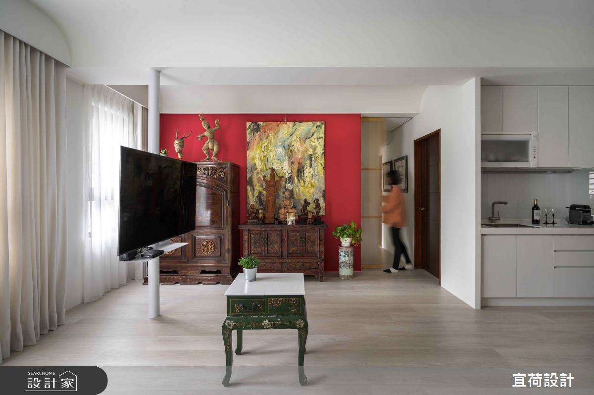 23坪新成屋(5年以下)＿混搭風客廳案例圖片＿宜荷設計＿宜荷_寶藏之5
