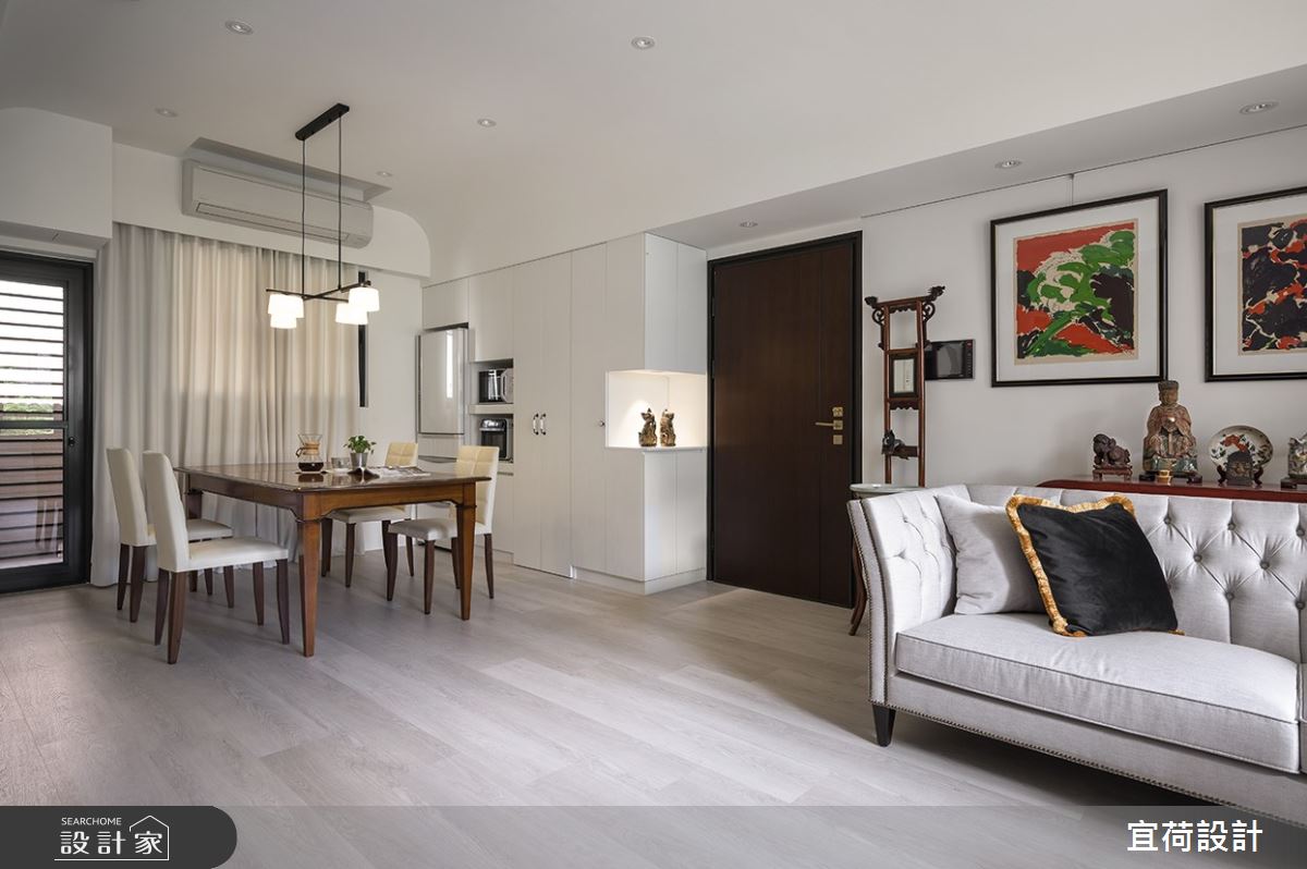 23坪新成屋(5年以下)＿混搭風客廳餐廳案例圖片＿宜荷設計＿宜荷_寶藏之8
