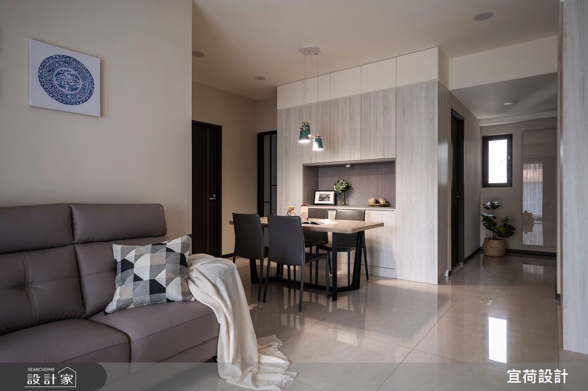 40坪新成屋(5年以下)＿簡約風客廳餐廳案例圖片＿宜荷設計＿宜荷_恬逸之11