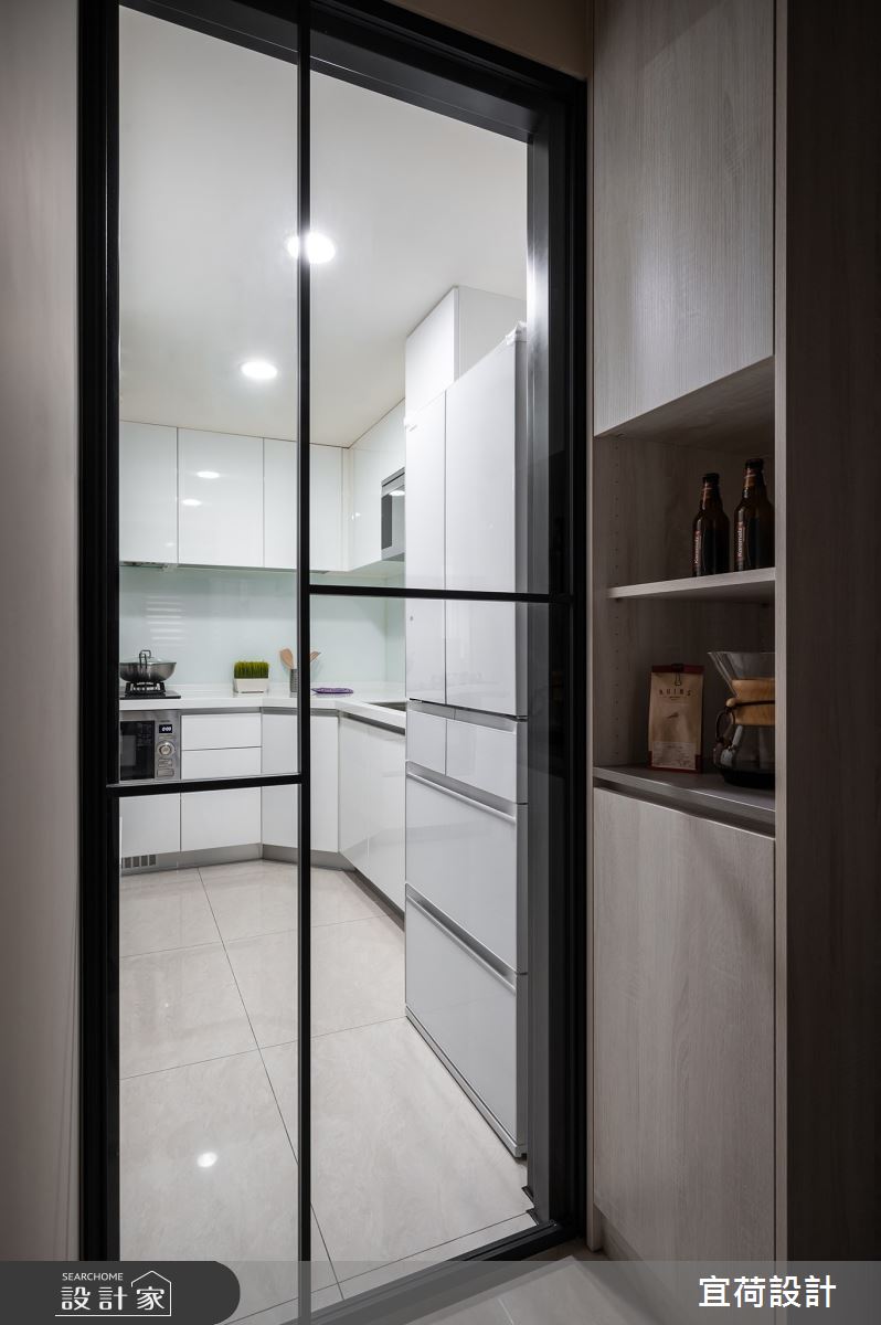 40坪新成屋(5年以下)＿簡約風廚房案例圖片＿宜荷設計＿宜荷_恬逸之14