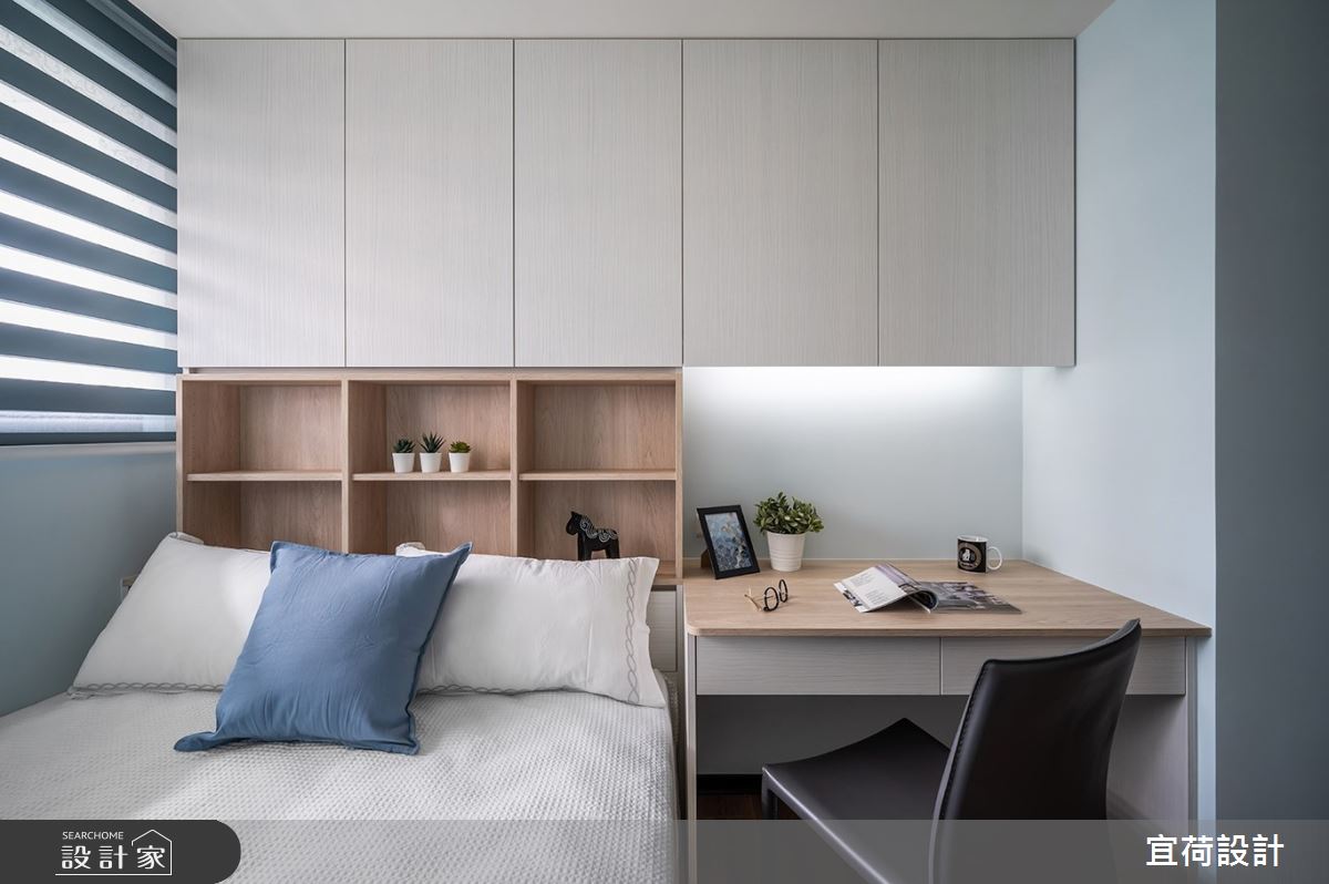 40坪新成屋(5年以下)＿簡約風臥室書房客房案例圖片＿宜荷設計＿宜荷_恬逸之22