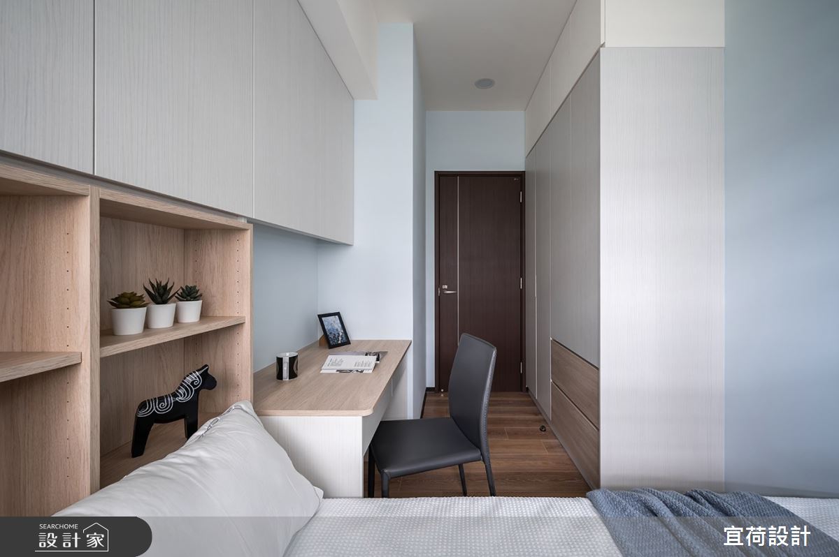 40坪新成屋(5年以下)＿簡約風臥室書房客房案例圖片＿宜荷設計＿宜荷_恬逸之23