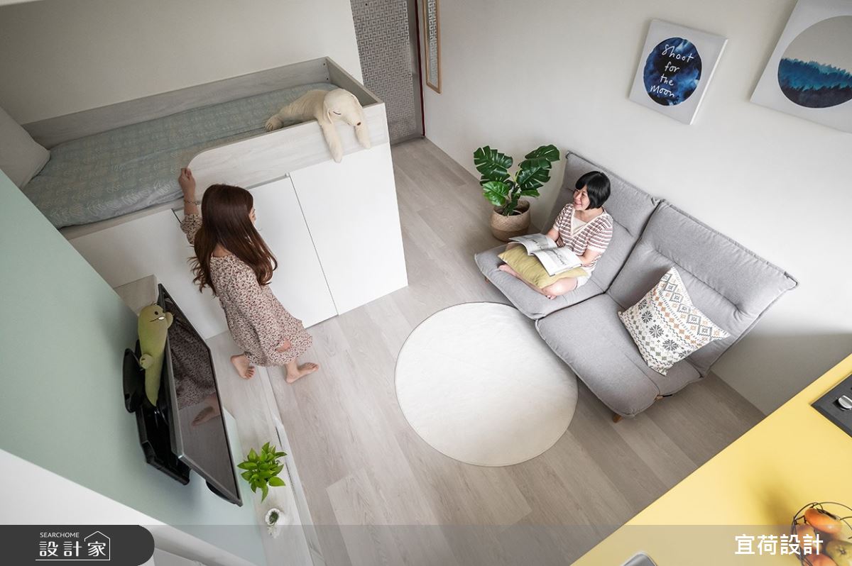 9坪老屋(16~30年)＿北歐風客廳廚房臥室案例圖片＿宜荷設計＿宜荷_春敘之10