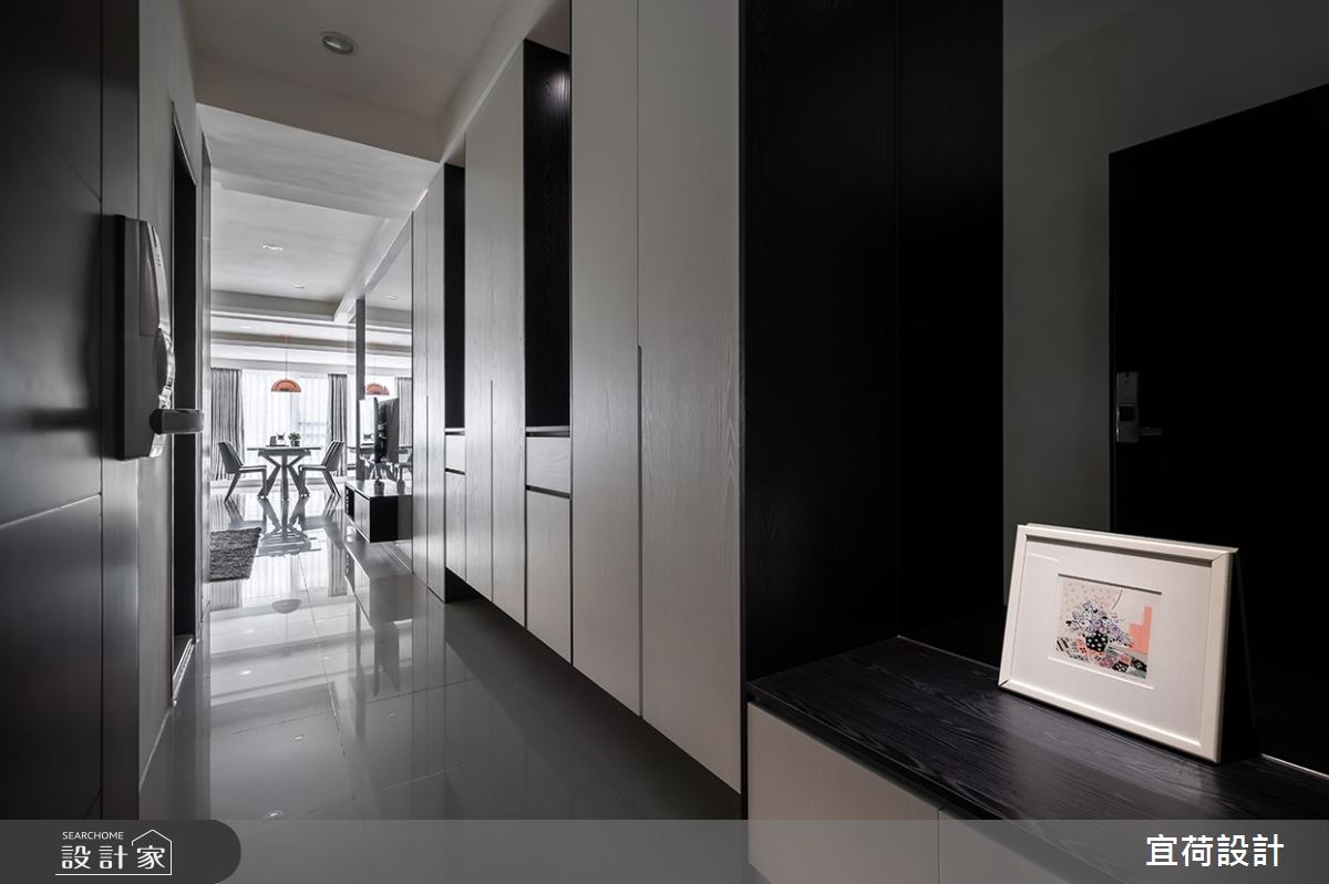 48坪中古屋(5~15年)＿現代風玄關案例圖片＿宜荷設計＿宜荷_薄暮之1