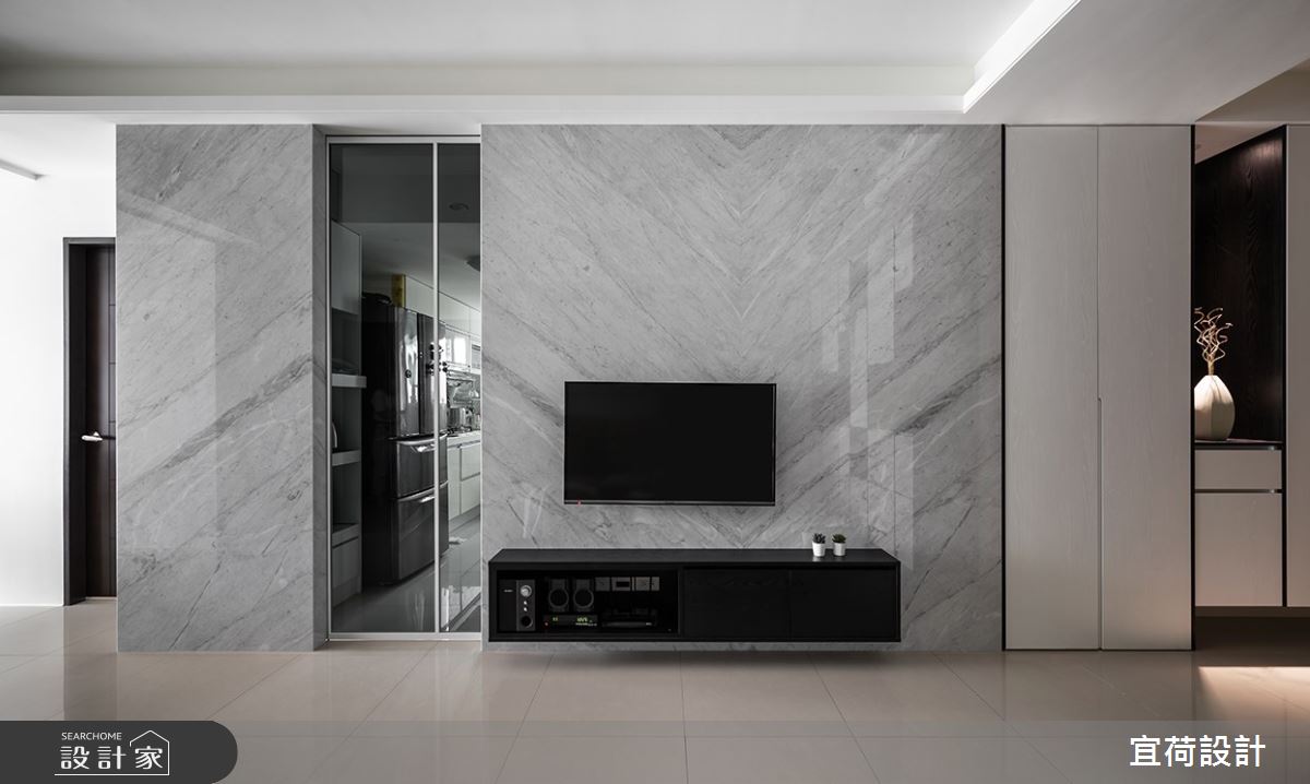 48坪中古屋(5~15年)＿現代風客廳案例圖片＿宜荷設計＿宜荷_薄暮之5
