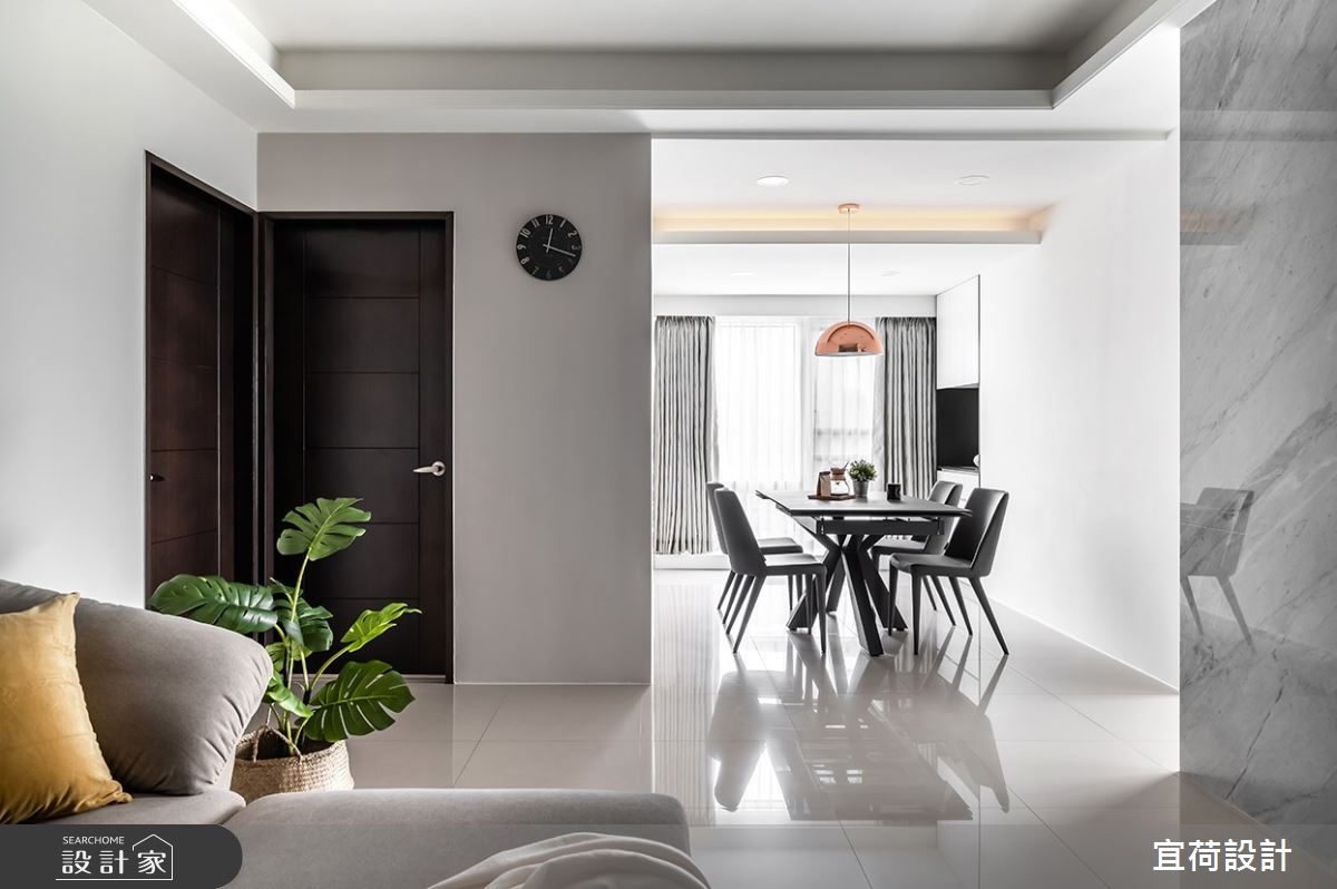 48坪中古屋(5~15年)＿現代風客廳餐廳案例圖片＿宜荷設計＿宜荷_薄暮之8