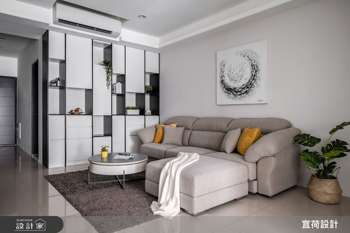 48坪中古屋(5~15年)＿現代風客廳案例圖片＿宜荷設計＿宜荷_薄暮之11