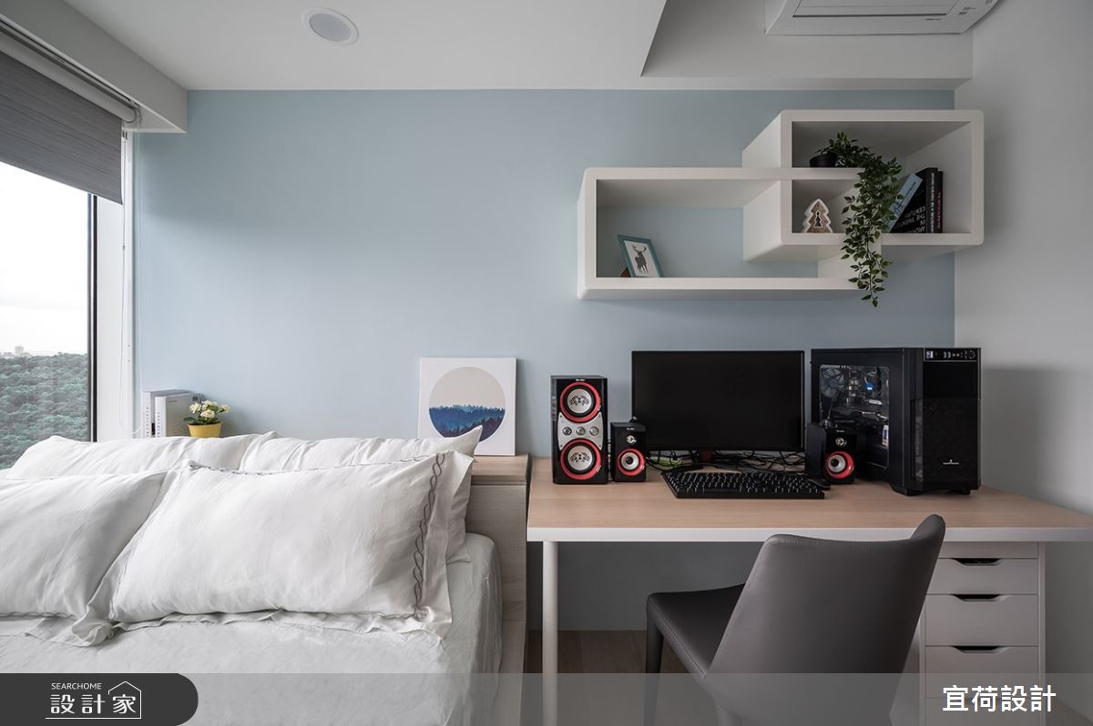 48坪中古屋(5~15年)＿現代風臥室兒童房兒童房客房案例圖片＿宜荷設計＿宜荷_薄暮之26