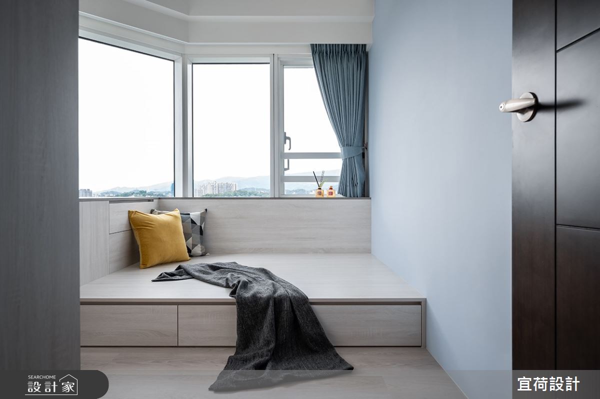 48坪中古屋(5~15年)＿現代風臥室兒童房兒童房客房多功能室案例圖片＿宜荷設計＿宜荷_薄暮之27