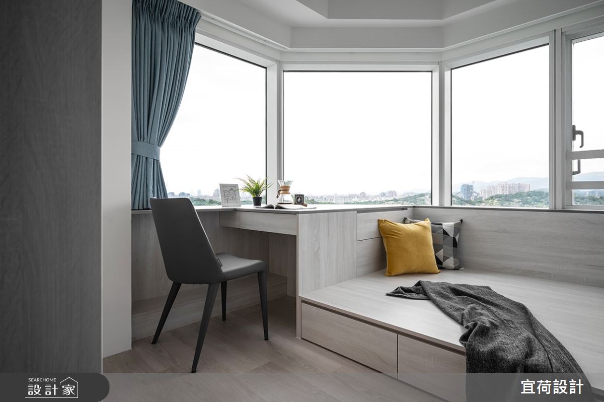 48坪中古屋(5~15年)＿現代風臥室兒童房兒童房客房多功能室案例圖片＿宜荷設計＿宜荷_薄暮之28