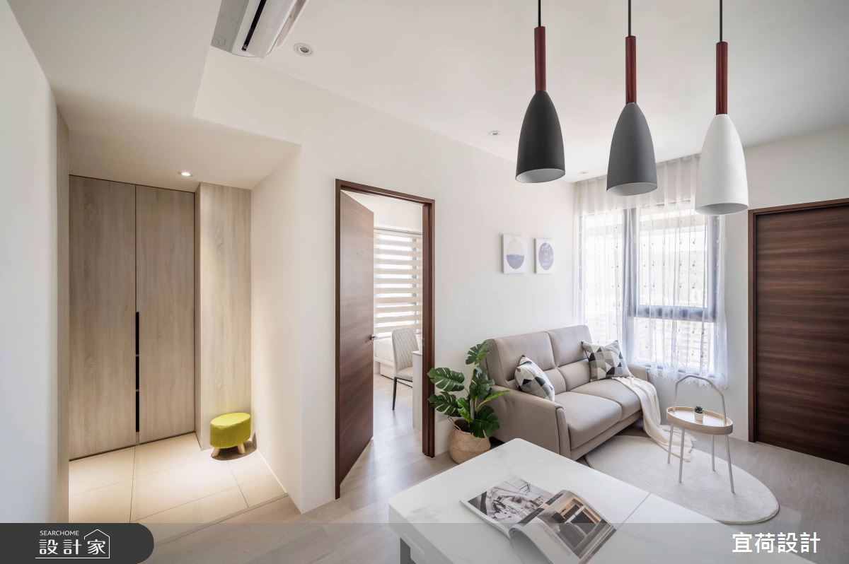 14坪新成屋(5年以下)＿簡約風客廳案例圖片＿宜荷設計＿宜荷_純粹之6