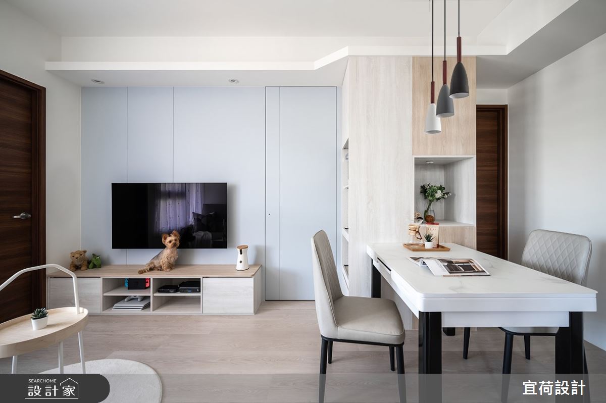 14坪新成屋(5年以下)＿簡約風客廳案例圖片＿宜荷設計＿宜荷_純粹之10