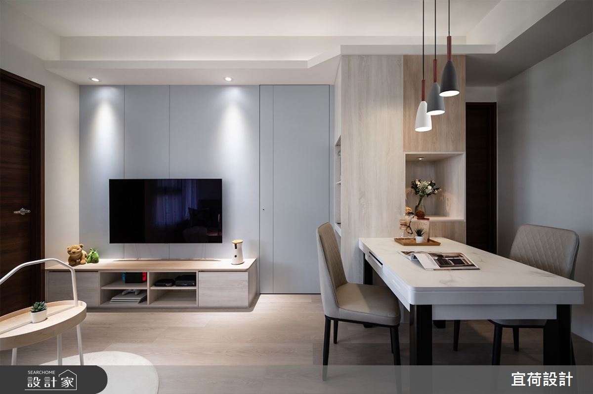 14坪新成屋(5年以下)＿簡約風客廳案例圖片＿宜荷設計＿宜荷_純粹之12