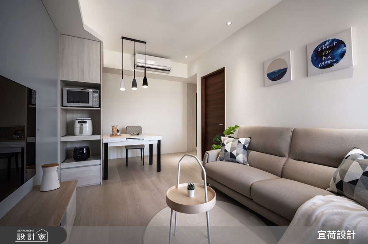 14坪新成屋(5年以下)＿簡約風客廳案例圖片＿宜荷設計＿宜荷_純粹之13