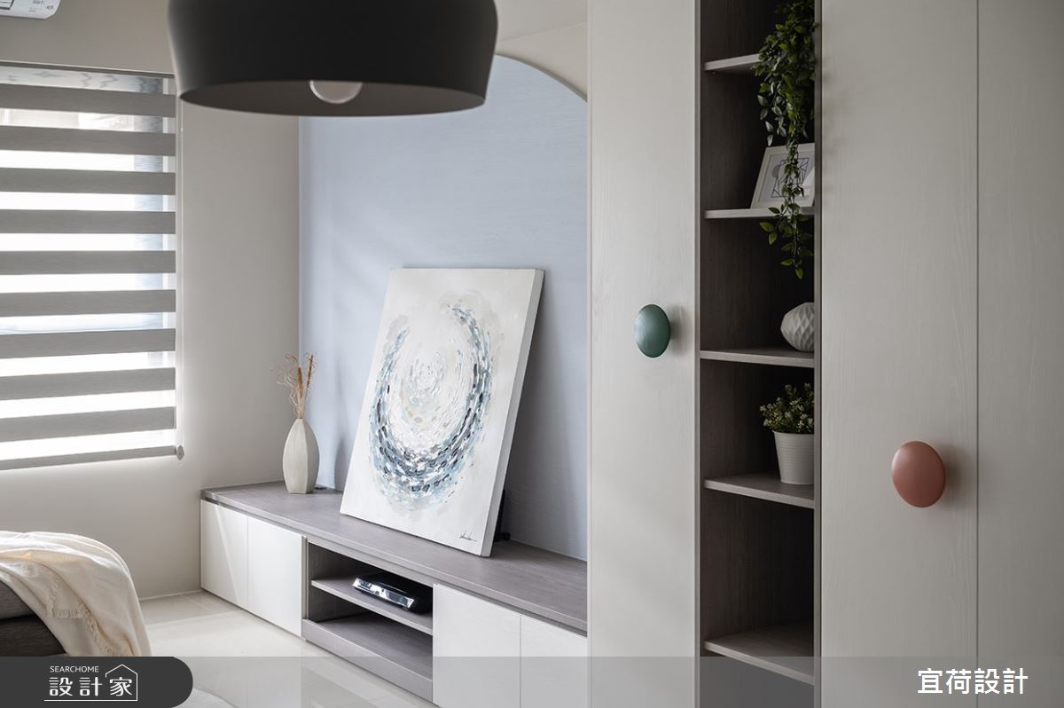 35坪新成屋(5年以下)＿北歐風客廳案例圖片＿宜荷設計＿宜荷_暖蒔之5