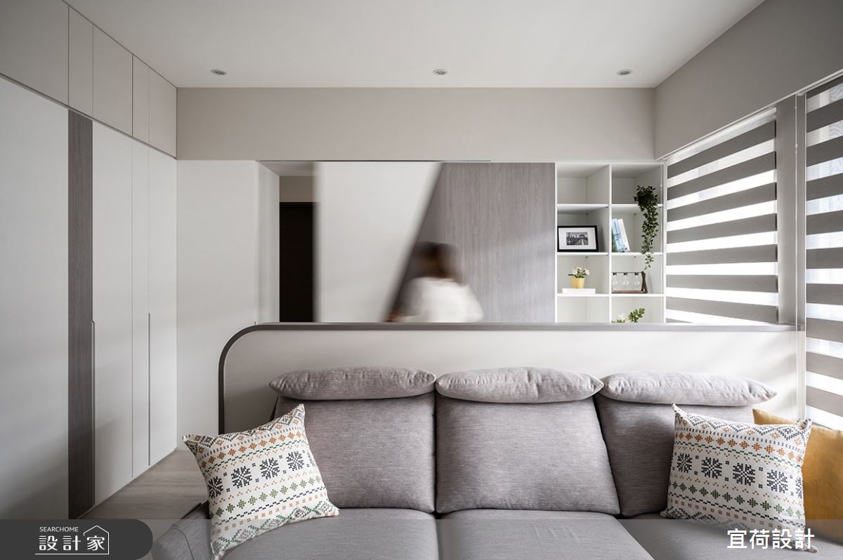 35坪新成屋(5年以下)＿北歐風客廳案例圖片＿宜荷設計＿宜荷_暖蒔之10