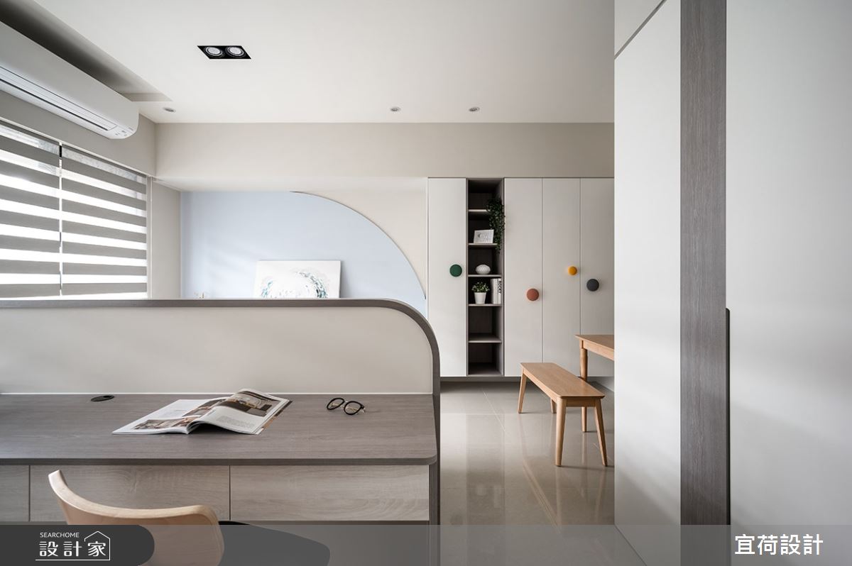 35坪新成屋(5年以下)＿北歐風工作區案例圖片＿宜荷設計＿宜荷_暖蒔之18