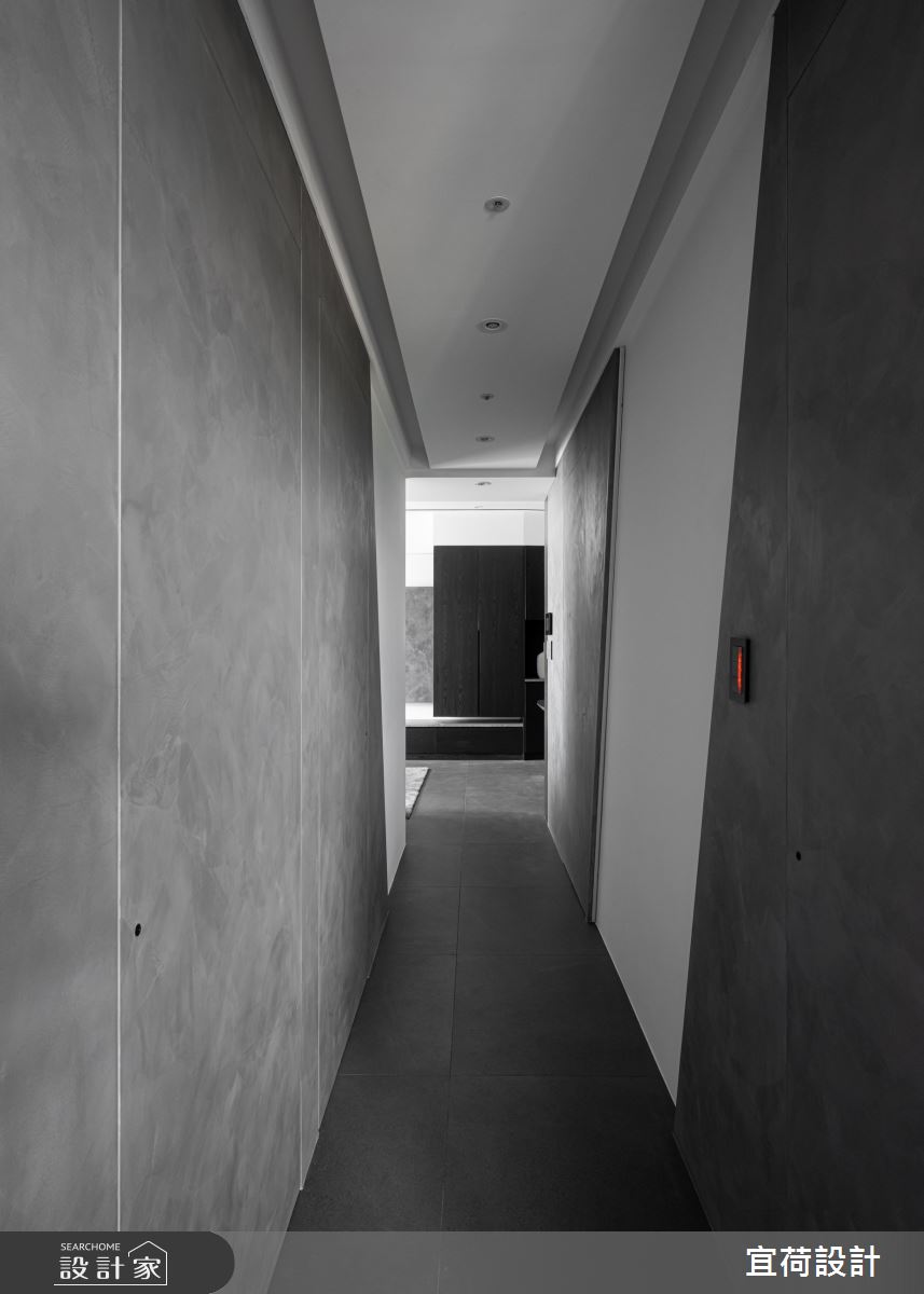 50坪預售屋＿現代風走廊案例圖片＿宜荷設計＿宜荷_BLACK之12