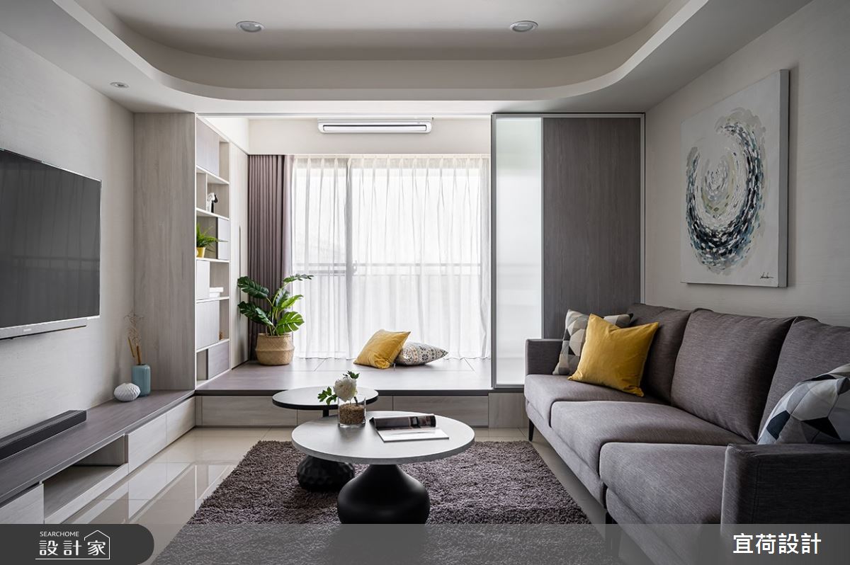 新成屋(5年以下)＿混搭風客廳案例圖片＿宜荷設計＿宜荷_舒活之5